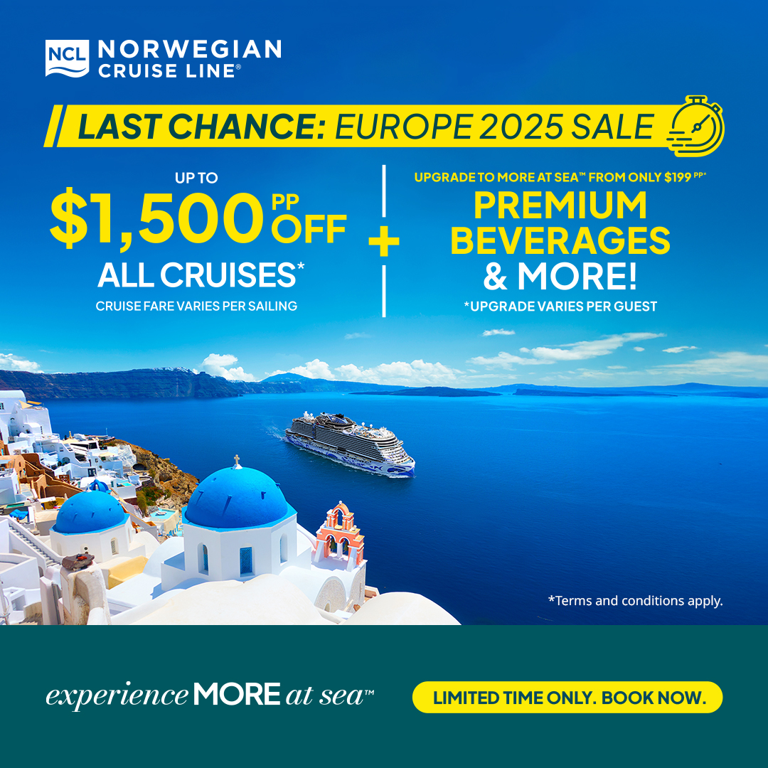 All aboard! Your dream holiday starts with NCL!