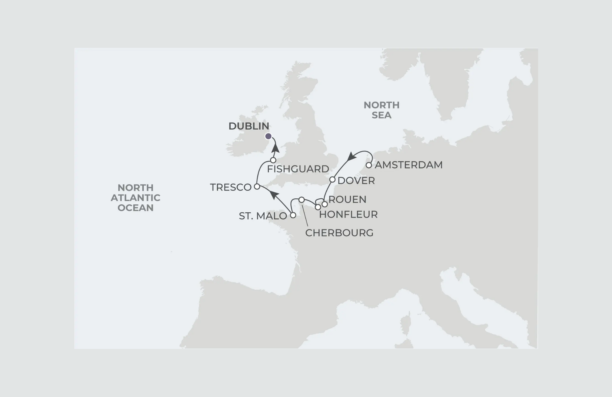 **Amsterdam to Dublin**