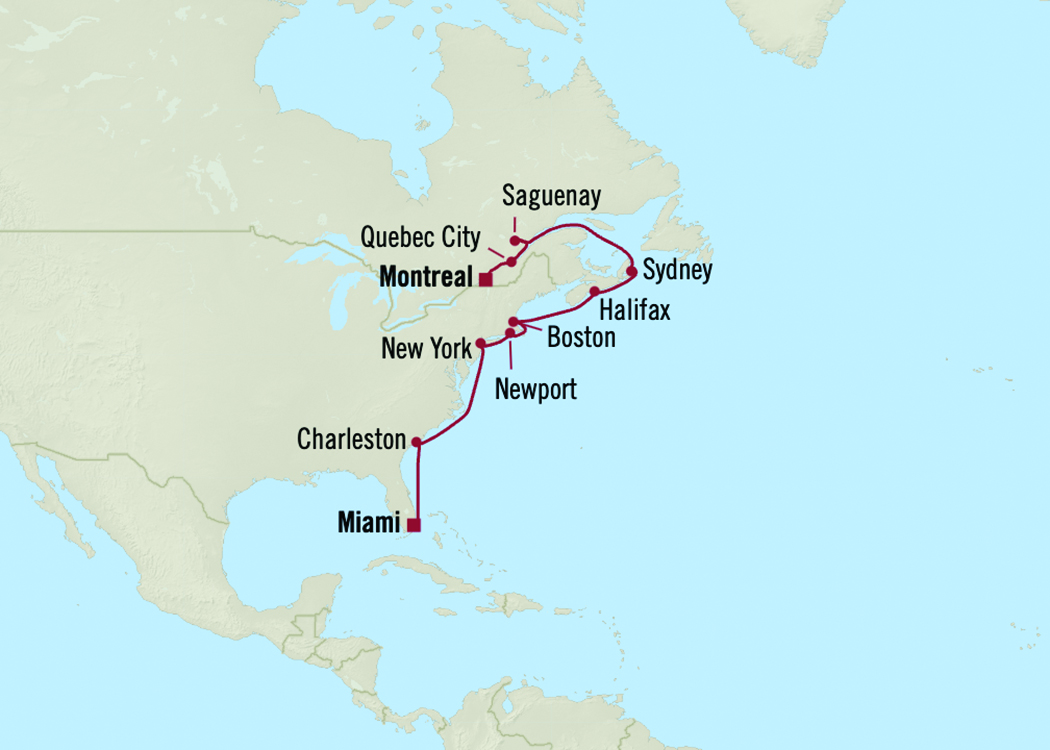 **Colorful East Coast**