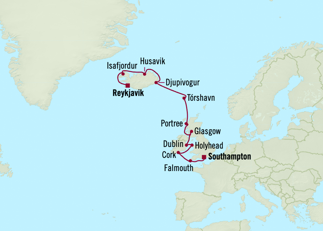 Iceland to British Isles