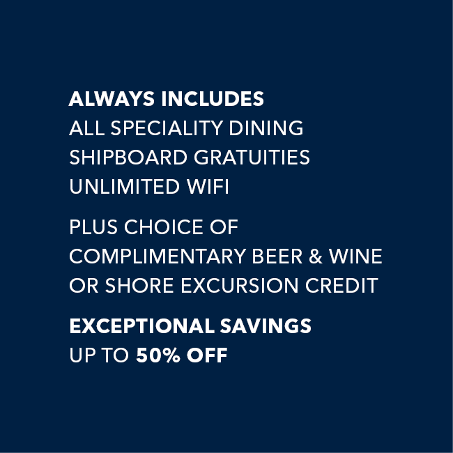 Embark on a Journey of Luxury…and exceptional value