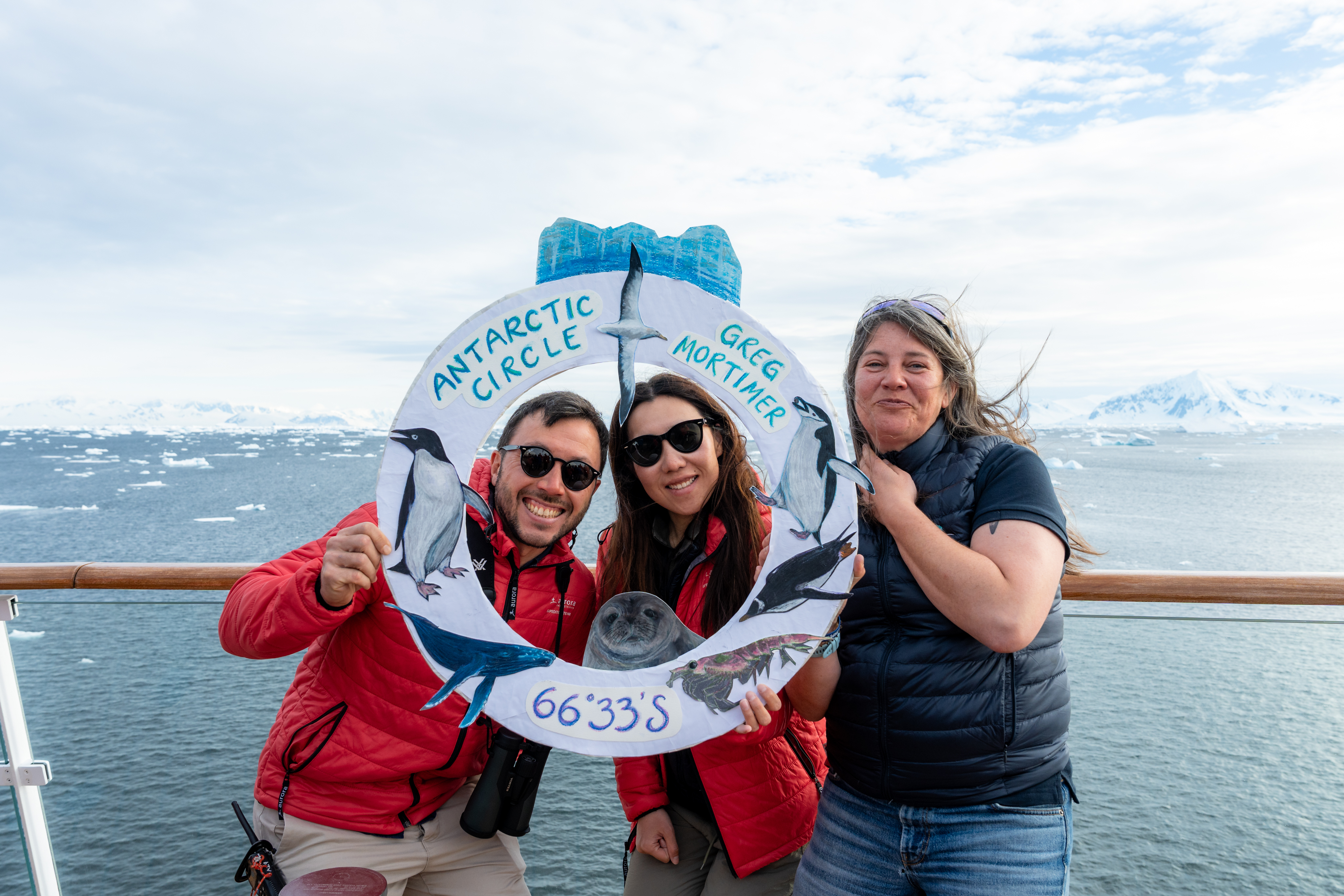 Celebrate the crossing of the Antarctic Circle