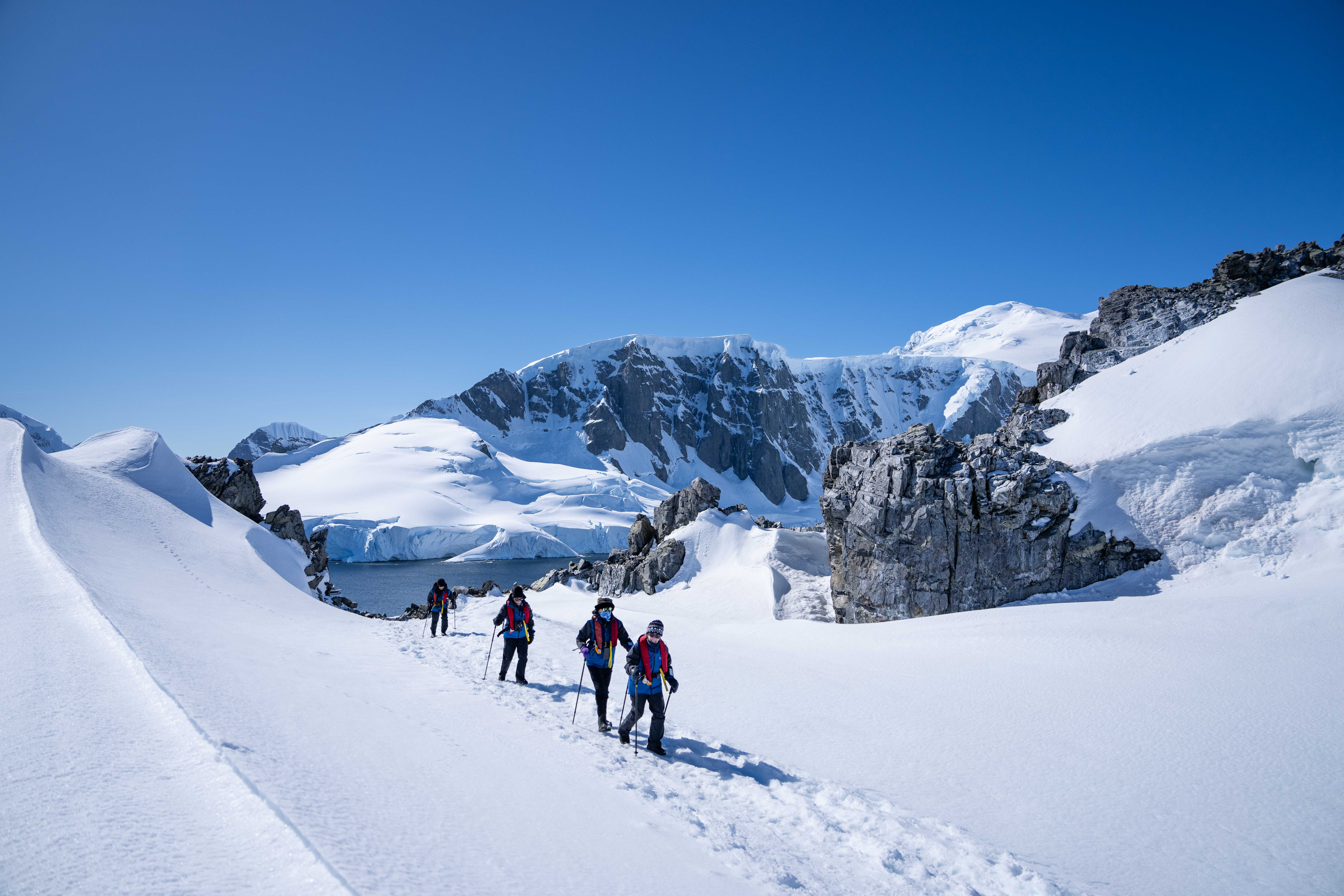 Immerse yourself in the natural surroundings with more time off ship, including 2-3 excursions per day* exploring on Zodiac cruises, walks and hikes