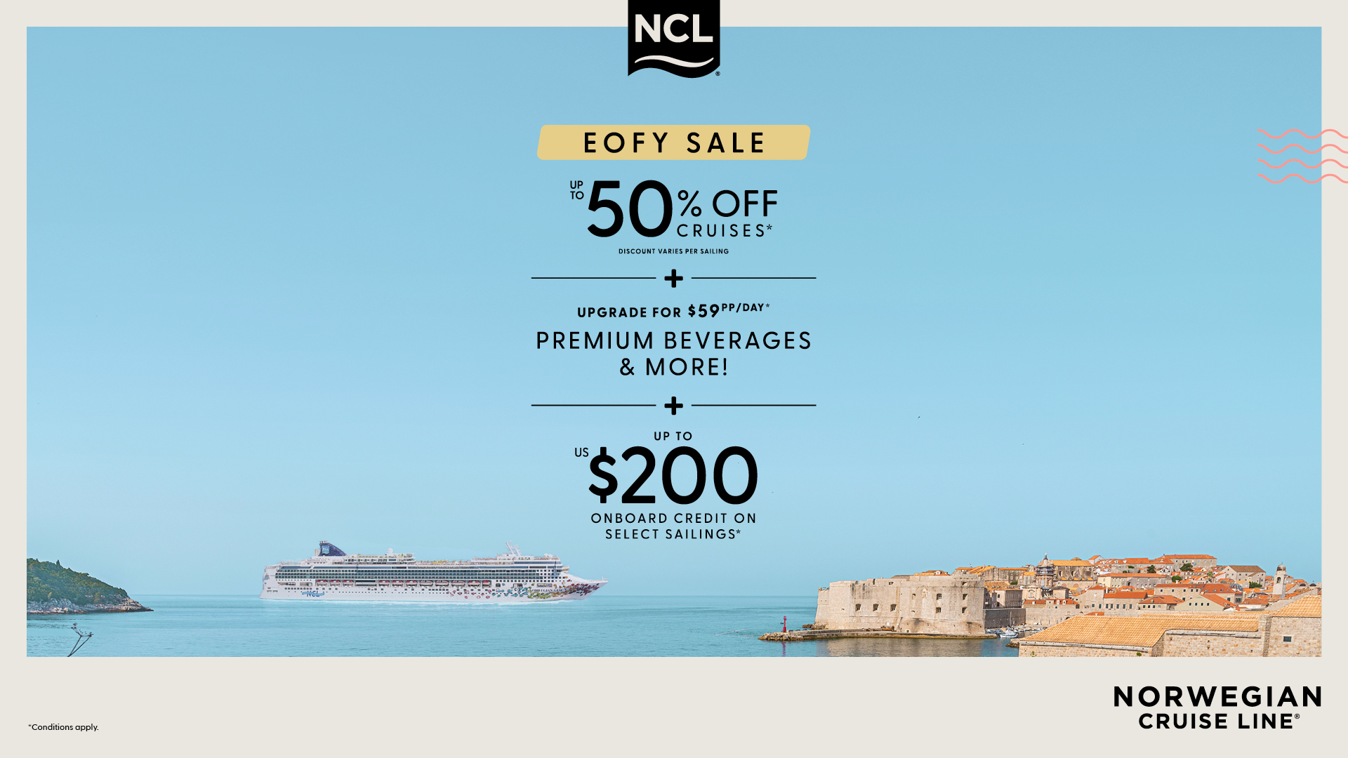 NCL's Current Promotion