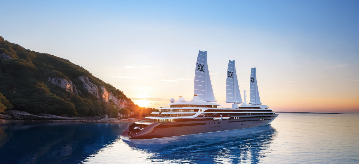 Atlas Adventurer™ — the world's first luxury expedition sailing yacht™.
A new class of yacht built for guests who want to travel farther, closer, and quieter. From the Cape's wine country to the Swahili coast, Atlas Adventurer was designed to reach the places conventional expedition ships can't — and to reward the effort with the most refined onboard experience at sea.