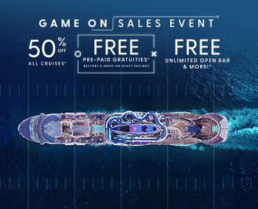 SCORE 50% OFF AND MORE WITH NCL’S GAME ON SALES EVENT.