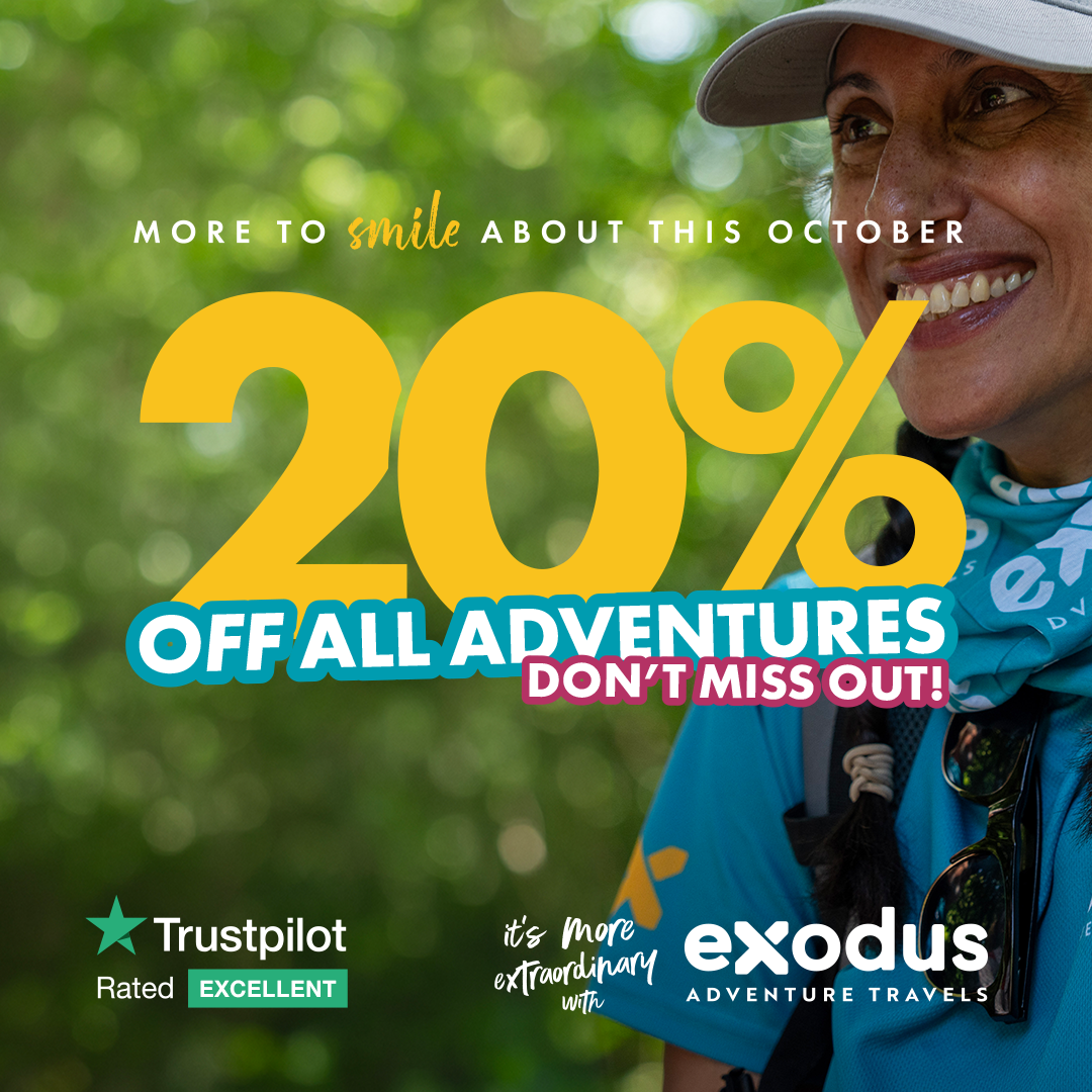 Save 20% on ALL adventures