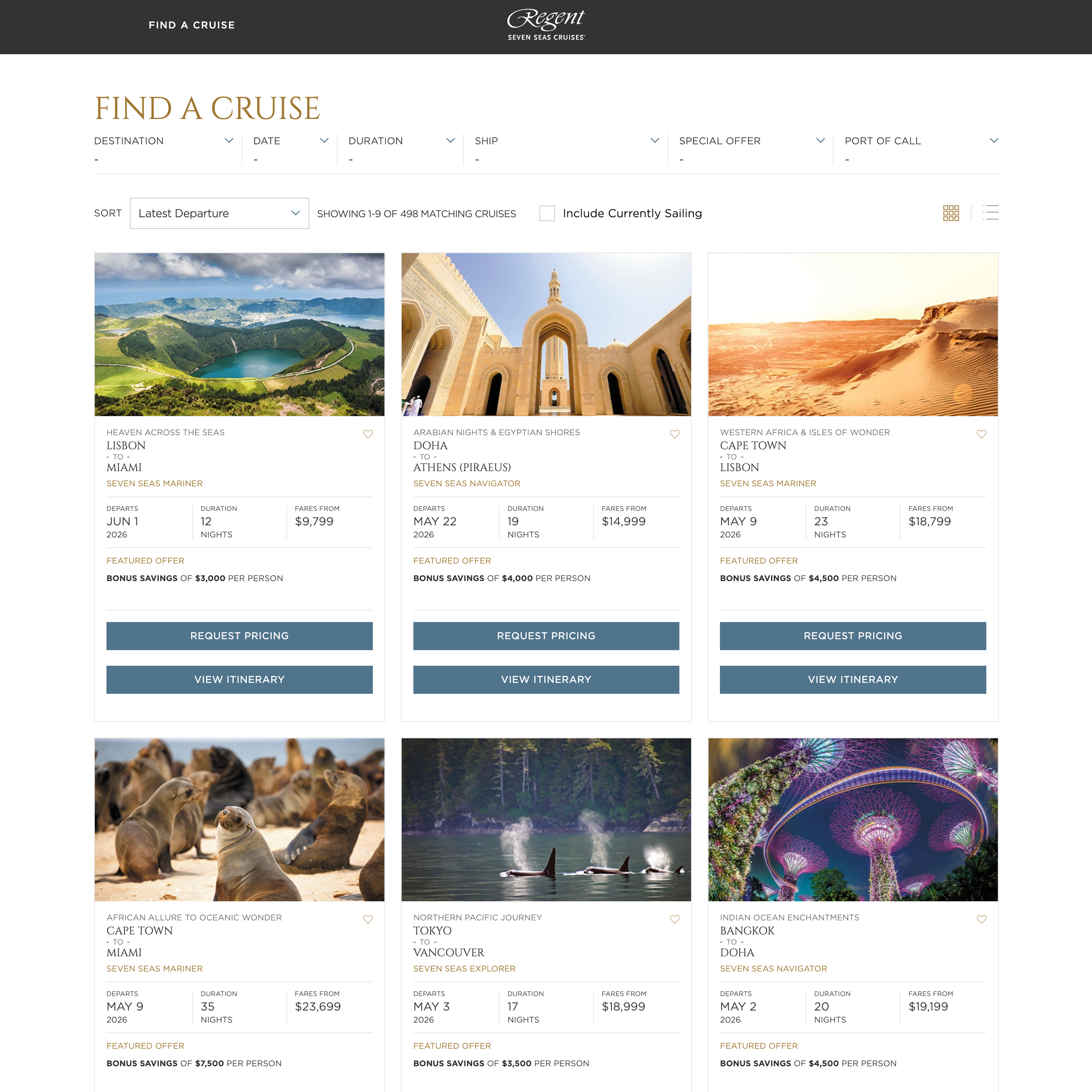 Regent Seven Seas Cruises