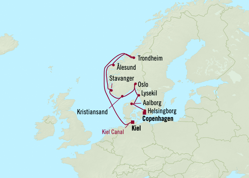 Kiel Canal to Scandinavia